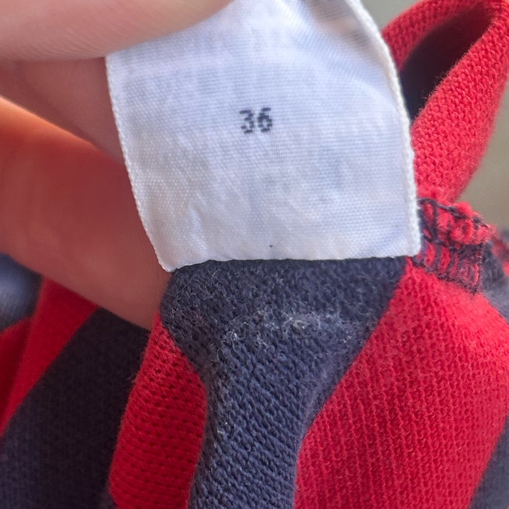 Y2K POLO RALPH LAUREN Striped Short Sleeve Polo Prep Old Money Dad Collegiate XL - Picture 14 of 14